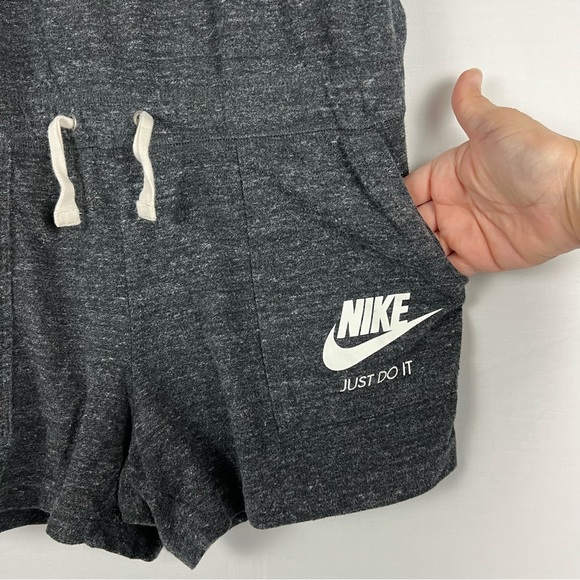 NIKE • Gray Organic Cotton Blend Size Romper Small - Picture 3 of 10